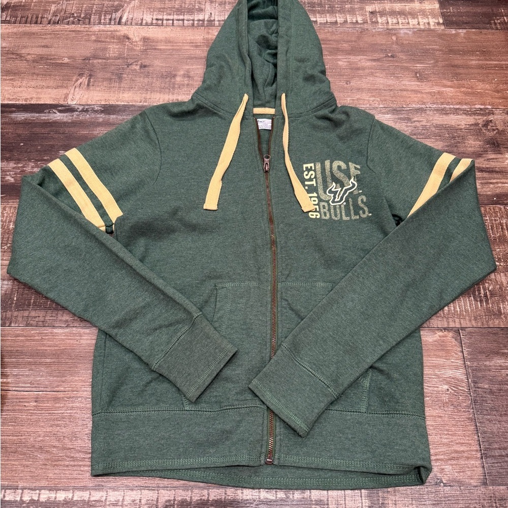 Pro Edge USF Bulls Zip Up Hoodie Sz Sm